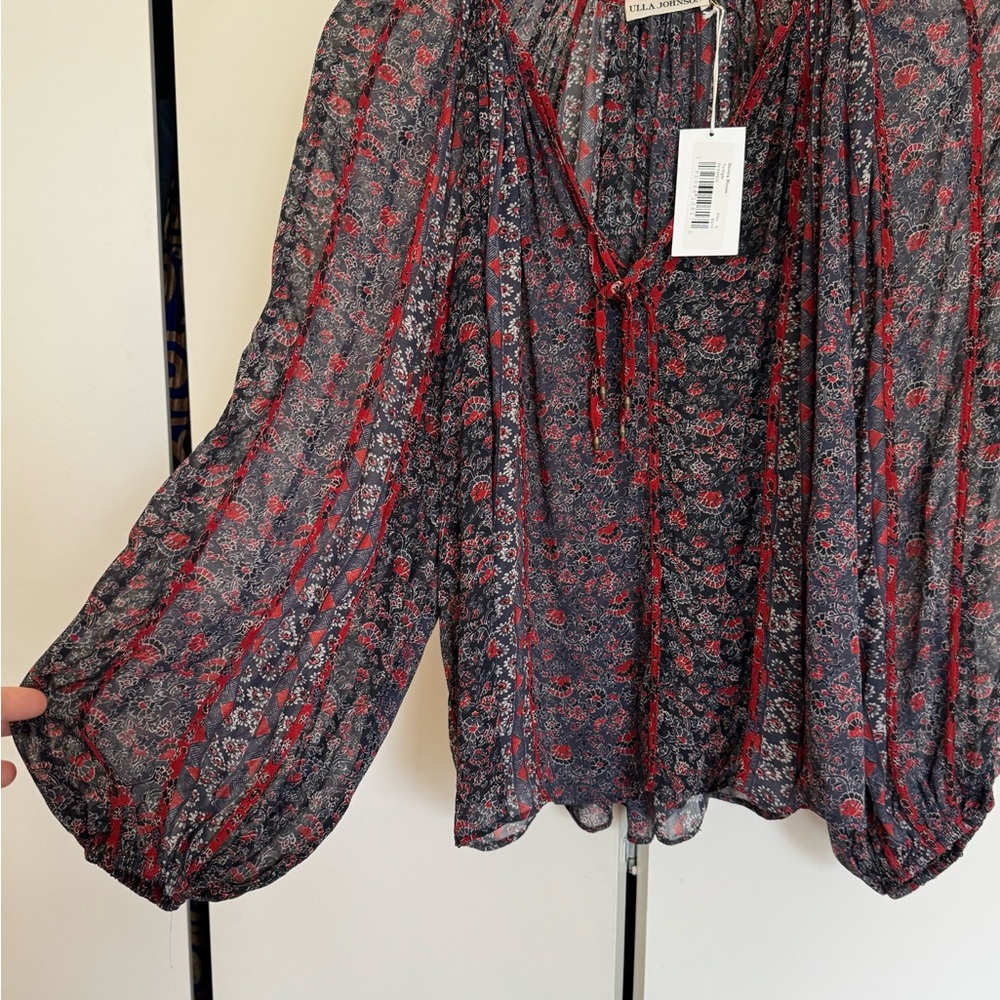 Ulla Johnson Deetra Silk Blouse - Picture 9 of 12
